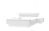Комплект Кровать 1,6 и 2 тумбы Старлет Вайт / Starlet White STWL163 - фото 1