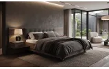Двуспальная кровать с тумбами Беллвью / Bellevue черный дуб 160x200 без основания BLQL161B - фото 9 Двуспальная кровать с тумбами Беллвью / Bellevue черный дуб 160x200 без основания BLQL161B - фото 9