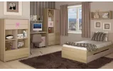 Комод вузький 3ш Фігаро / Figaro 33 платан монако/маккіато латте - фото 2