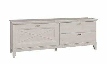 Тумба ТВ велика 1д2ш Мірамаре / Miramare MMRT235R сосна біла