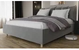 Двуспальная кровать Роксана серая 160x200 с подъемным механизмом - фото 5