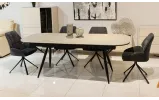 Стіл розкладний обідній 2200/3000x1000x780 Радіус / Radius ХПЛ сірий стоун мат - фото 2