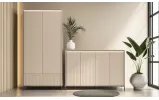 Шкаф 2д1ш в прихожую с подсветкой Тренд / Trend беж TG-02 - фото 8