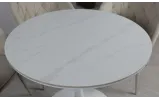 Стілець Юнік метал сидіння тканина 570x570x810 бежева ноги бежеві - фото 12