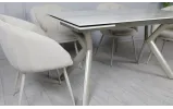 Стілець Юнік метал сидіння тканина 570x570x810 бежева ноги бежеві - фото 17