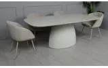 Стілець Юнік метал сидіння тканина 570x570x810 бежева ноги бежеві - фото 19