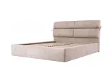 Двоспальне ліжко Единбург 160x200 з підйомним механізмом Комфорт Місті Мокко - фото 1