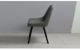 Стілець Клод метал сидіння екошкіра 590x470x880 темно-сірий - фото 7 Стілець Клод метал сидіння екошкіра 590x470x880 темно-сірий - фото 7