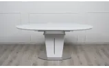 Стол Ева обеденный раскладной 1400/1800х900х760 белый - фото 7