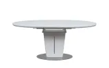 Стол Ева обеденный раскладной 1400/1800х900х760 белый - фото 6