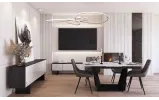 Стол Пегас обеденный раскладной 1600/2000х900х760 белый - фото 7