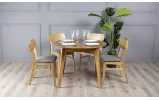 Стол Марс обеденный раскладной 900/1375x900x750 дуб - фото 9