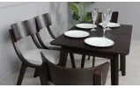 Стілець Ніл масив дерева сидіння тканина 480x450x925 горіх - фото 13