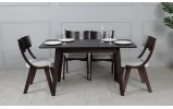 Стілець Ніл масив дерева сидіння тканина 480x450x925 горіх - фото 14
