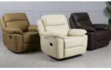 Крісло Gabriel BOAS світло-коричневий з реклайнером 1RF 2817 B-5114-65 - фото 6