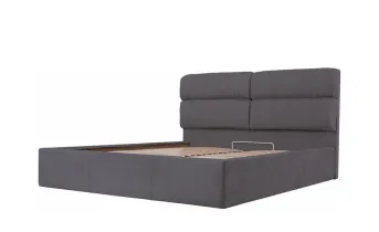 Двуспальная кровать Оксфорд 160x200 с подъемным механизмом Комфорт Мисти ДК Грей