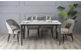 Стілець Фостер метал сидіння тканина 560x580x830 бежевий - фото 5 Стілець Фостер метал сидіння тканина 560x580x830 бежевий - фото 5