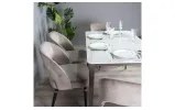 Стілець Фостер метал сидіння тканина 560x580x830 бежевий - фото 3 Стілець Фостер метал сидіння тканина 560x580x830 бежевий - фото 3