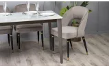 Стілець Фостер метал сидіння тканина 560x580x830 бежевий - фото 2 Стілець Фостер метал сидіння тканина 560x580x830 бежевий - фото 2