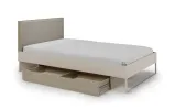 Полуторне ліжко Чарлі / Charlie 120x200 з ящиком кашемір/дуб бариста CH-25(120) - фото 2 Полуторне ліжко Чарлі / Charlie 120x200 з ящиком кашемір/дуб бариста CH-25(120) - фото 2