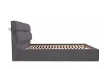 Двуспальная кровать Эдинбург 160x200 с подъемным механизмом Комфорт Мисти ДК Грей - фото 3