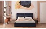 Двуспальная кровать Эдинбург 160x200 с подъемным механизмом Комфорт Мисти ДК Грей - фото 9