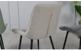 Стул Изи металл сидение ткань 540x610x830 бежевый - фото 6