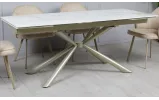 Стул Дакота опора металл agata беж сиденье ткань 560x560x820 бежевая - фото 15