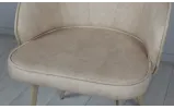Стул Дакота опора металл agata беж сиденье ткань 560x560x820 бежевая - фото 8