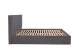Двоспальне ліжко Бристоль 160x200 з підйомним механізмом Комфорт Місті ДК Грей - фото 3
