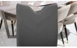 Стул Тиффани металл сиденье экокожа 440x595x1000 серый - фото 9