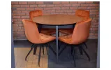 Стул Роуз металл сиденье ткань 450x550x880 рыжий - фото 13 Стул Роуз металл сиденье ткань 450x550x880 рыжий - фото 13