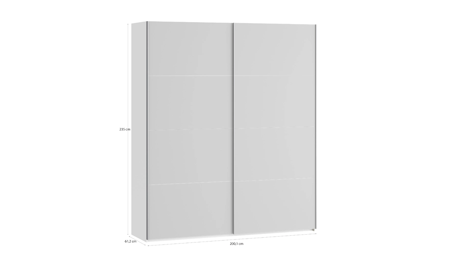 Шкаф-купе 2 м 2д Фиттио / Fittio FTIS32461 белый глянец - фото 3 Шкаф-купе 2 м 2д Фиттио / Fittio FTIS32461 белый глянец - фото 3