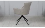 Стілець Кларк з обертовим механізмом, метал сидіння тканина 600x610x880 бежевий - фото 8 Стілець Кларк з обертовим механізмом, метал сидіння тканина 600x610x880 бежевий - фото 8