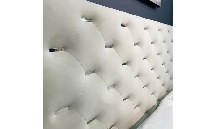 Кровать 1,6 Невада ткань 1750x2150x1100 бежевый - фото 3 Кровать 1,6 Невада ткань 1750x2150x1100 бежевый - фото 3