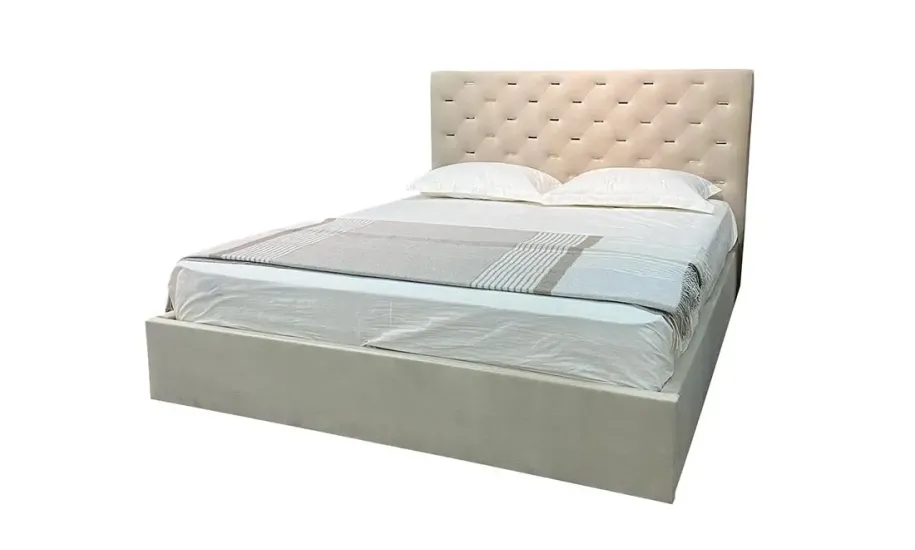 Кровать 1,8 Невада ткань 1950x2150x1100 бежевый Кровать 1,8 Невада ткань 1950x2150x1100 бежевый