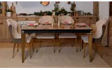 Стол Камерун обеденный раскладной 1600/2150x900x770 дерево - фото 3 Стол Камерун обеденный раскладной 1600/2150x900x770 дерево - фото 3