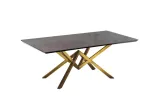 Стол Лейзер обеденный раскладной 2000/2600x1000x770 серый мат - фото 1 Стол Лейзер обеденный раскладной 2000/2600x1000x770 серый мат - фото 1
