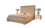Двуспальная кровать Прима бежевая 180x200 с подъемным механизмом - фото 1 Двуспальная кровать Прима бежевая 180x200 с подъемным механизмом - фото 1