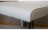 Стул Арно металл сиденье экокожа 460x580x885 белый - фото 6