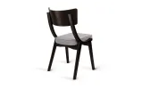 Стілець Ніл венге масив дерева 480x450x925 тканина бежева - фото 3