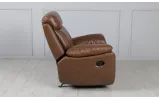Крісло Нортон / Norton BOAS коричневий з гойдалкою та реклайнером 1RW/Rock 3306 B-7056-65 - фото 7
