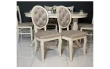 Стілець Альбіна ART світлий айворі тканина беж 450x450x963 - фото 11