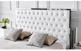 Кровать 1,8 Беттани экокожа современная 2030x2150x1450 белый - фото 4