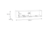 Полиця 2д Брестейкер / Breathtaker BTHH021 дуб чорний - фото 3 Полиця 2д Брестейкер / Breathtaker BTHH021 дуб чорний - фото 3