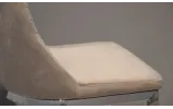 Стул Прайм барный металл сиденье ткань 420x540x1115 бежевый - фото 11