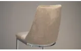 Стул Прайм барный металл сиденье ткань 420x540x1115 бежевый - фото 4