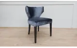 Стілець Тріумф чорний масив дерева 535x440x790 тканина сіра - фото 9