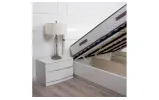 Двуспальная кровать Неаполь 160x200 с подъемным механизмом белый глянец - фото 5