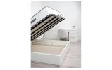 Двуспальная кровать Неаполь 160x200 с подъемным механизмом белый глянец - фото 2
